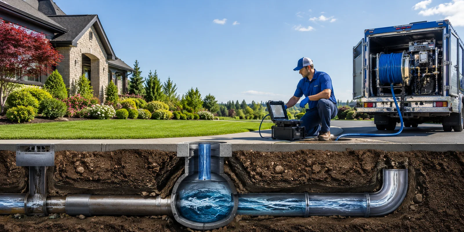 Drainage restoration information for Brisbin, PA